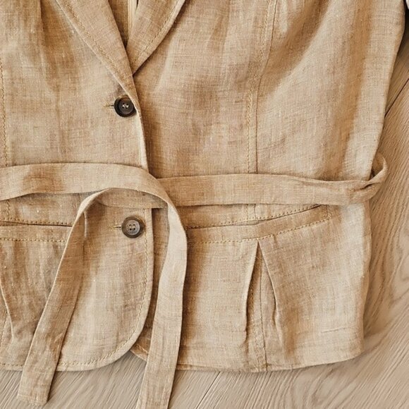 Molton Linen Blend Blazer Medium - Picture 5 of 16